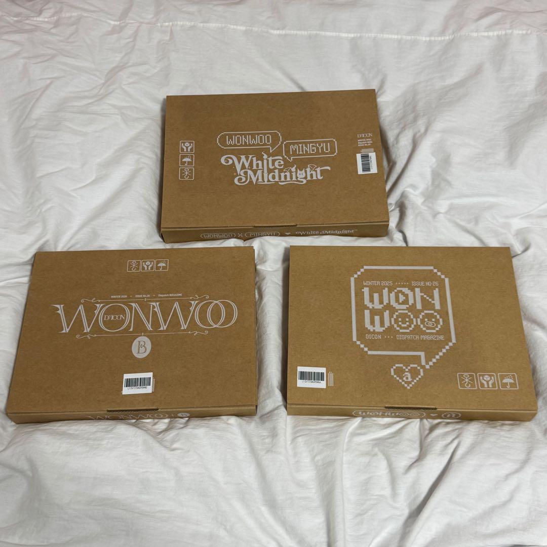 

[USED] SEVENTEEN Seventeen Wonwoo Mingyu Minnie DICON A B