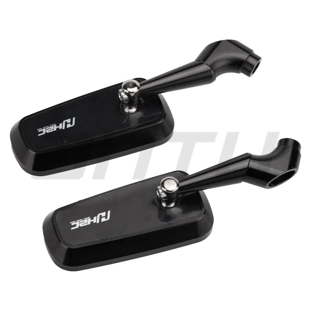 CNC-Aluminiumlegierung Rückspiegel Elektromotorrad Modifiziert Universell Rückfahrspiegel Blauer Spiegel Blendfrei