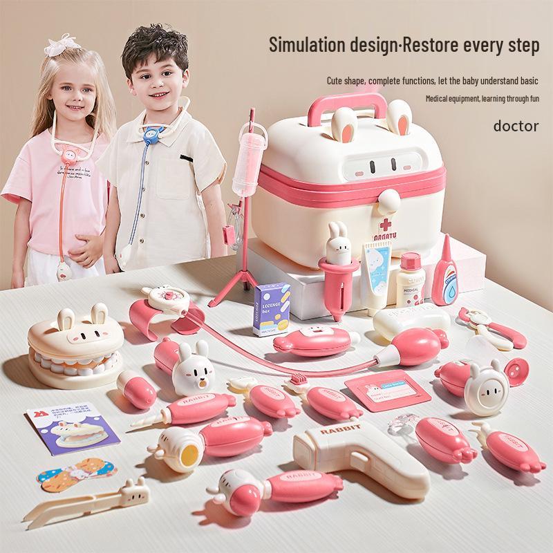 Kids' Doctor Playset: Dental Tools & Stethoscope for Imaginative Role-Play