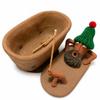Bruciatore di Incenso Creativo Uomo Bagno Divertente Portaincenso per Aromaterapia Bruciatore per Bastoncini d'Incenso Regalo