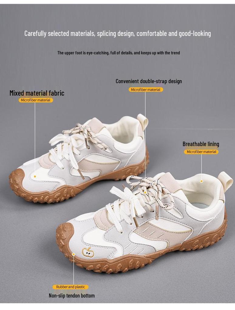 Autumn 2025 Women's Plus Size Versatile Fashion German Training Shoes, Sizes 36-42