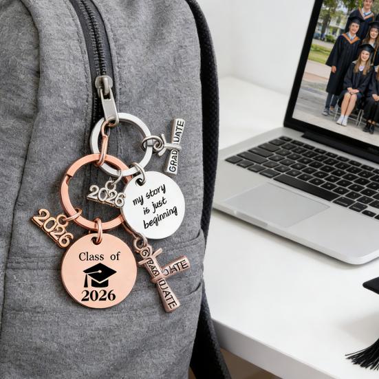 Brelok na ukończenie szkoły Klasa 2026 Absolwenci Szkoły Średniej i Uczelni Znaczący Brelok na Ukończenie Szkoły dla Niej Jego Dekoracja na Ukończenie Szkoły