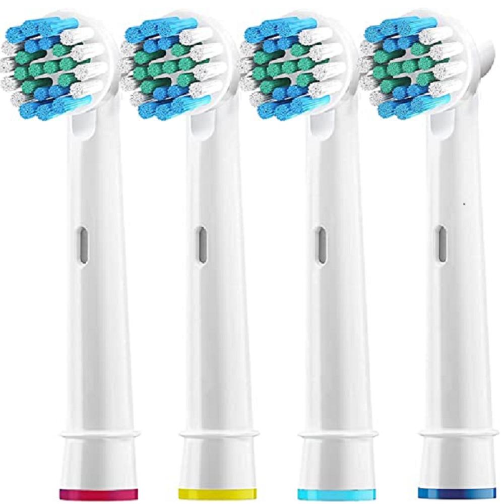 4 Pcs/Pack Electric Toothbrush Replacement Head For Oral B Soft Bristles Toothbrush Heads Precision Clean Brush Heads Refills