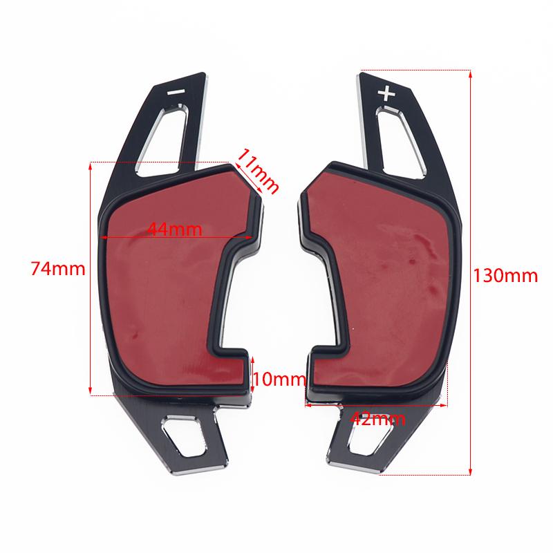 2x Steering Wheel Shift Paddle Extension Shifter For Volkswagen Golf GTI 7 R GTE GTD Polo Scirocco Sagitar GLI Lamando GTS