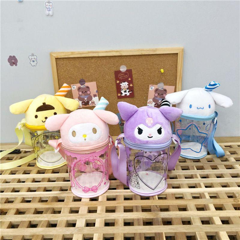 Kuromi Transparent Messenger Bag With Wide Shoulder Strap Cute And Sturdy Design For Stadiums
