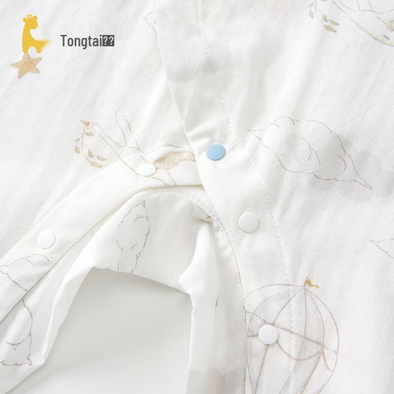 TONGTAI Baby Spring/Autumn Cotton Gauze Long-Sleeve Romper