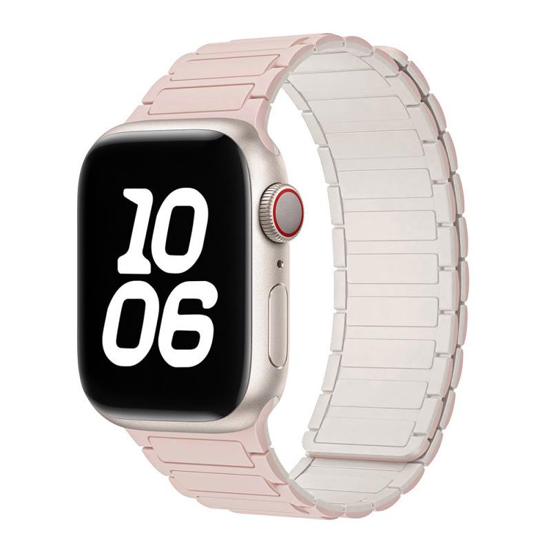 Zhang Jingyi Magnetisches Silikonarmband für Apple Watch S9/8/iWatch10 Ultra