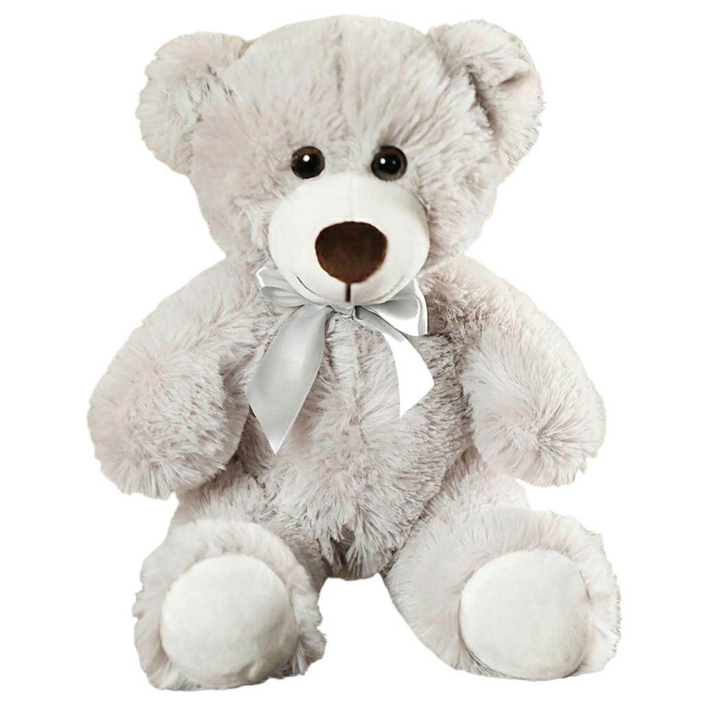 Bear Plush Toy With Bow, Teddy , Comforting And Sleep Inducing Doll.
