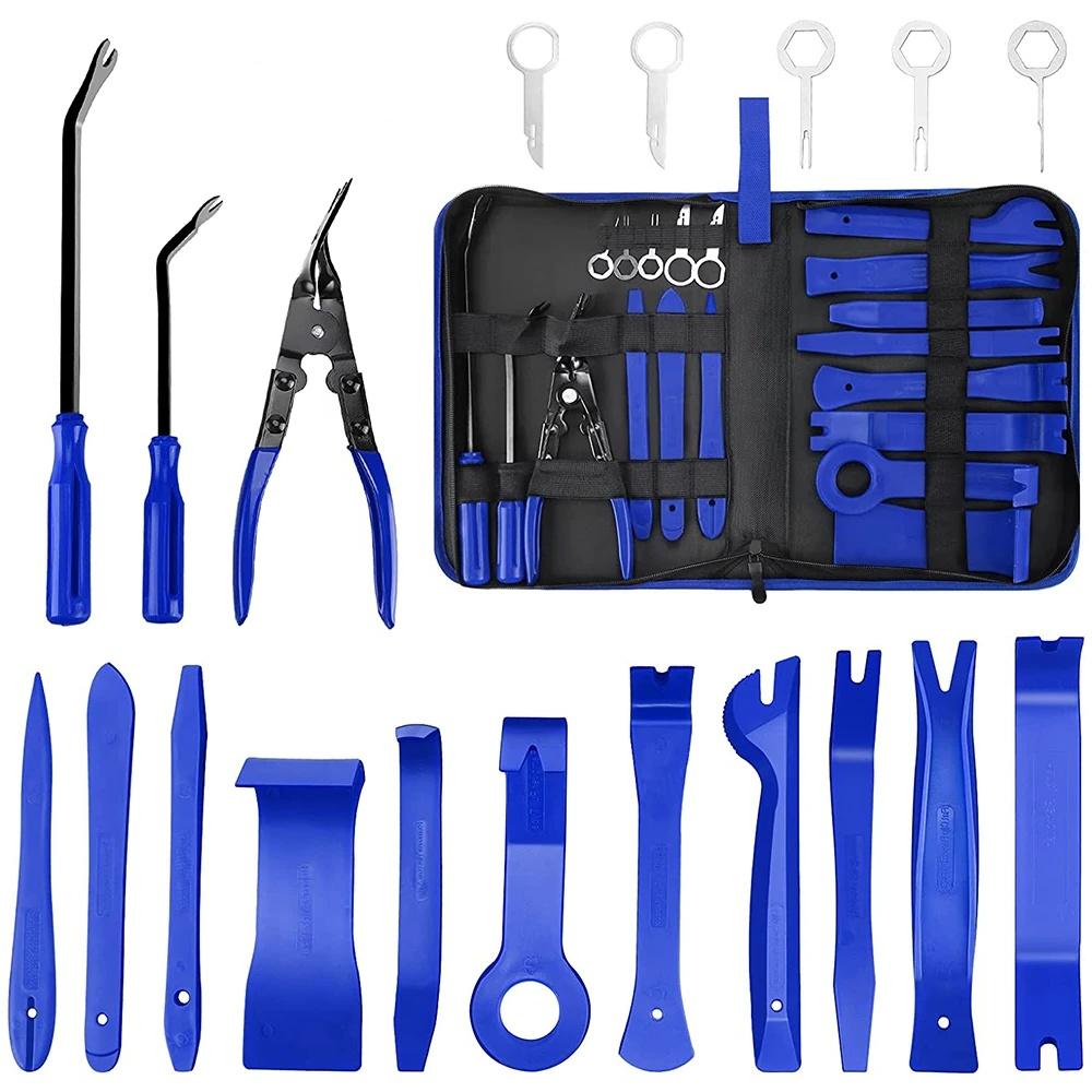 Car Interior Disassembly Kit Car Plastic Trim Removal Tool Car Clips Puller Diy Panel Tools For Auto Trim Puller Set