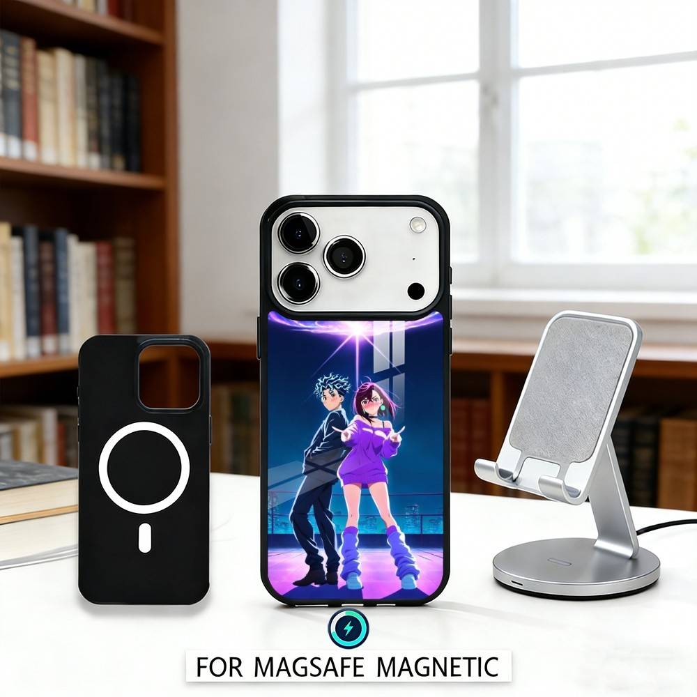 1PC Anime D-Dandadan Phone Case For iPhone 17,16,15,14,13,12,Pro,Max For Magsafe Magnetic Wireless Charging
