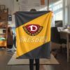 1 Stück Dynamo Dresden gemusterte Flanelldecke für alle Jahreszeiten geeignet für Heimdekoration Wärme und Komfort Geschenke Feiertagsgeschenk