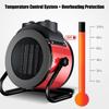 220V 2000W Winter Warmer Home Office Portable Industrial Heater Waterproof PTC Heating Electric Space Air Heater Fan