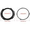 7 Inch Round Headlight Mounting Retaining Bracket Ring Set with Headlight Metal Ring for Jeep Wrangler JK & Unlimited 2007-2018