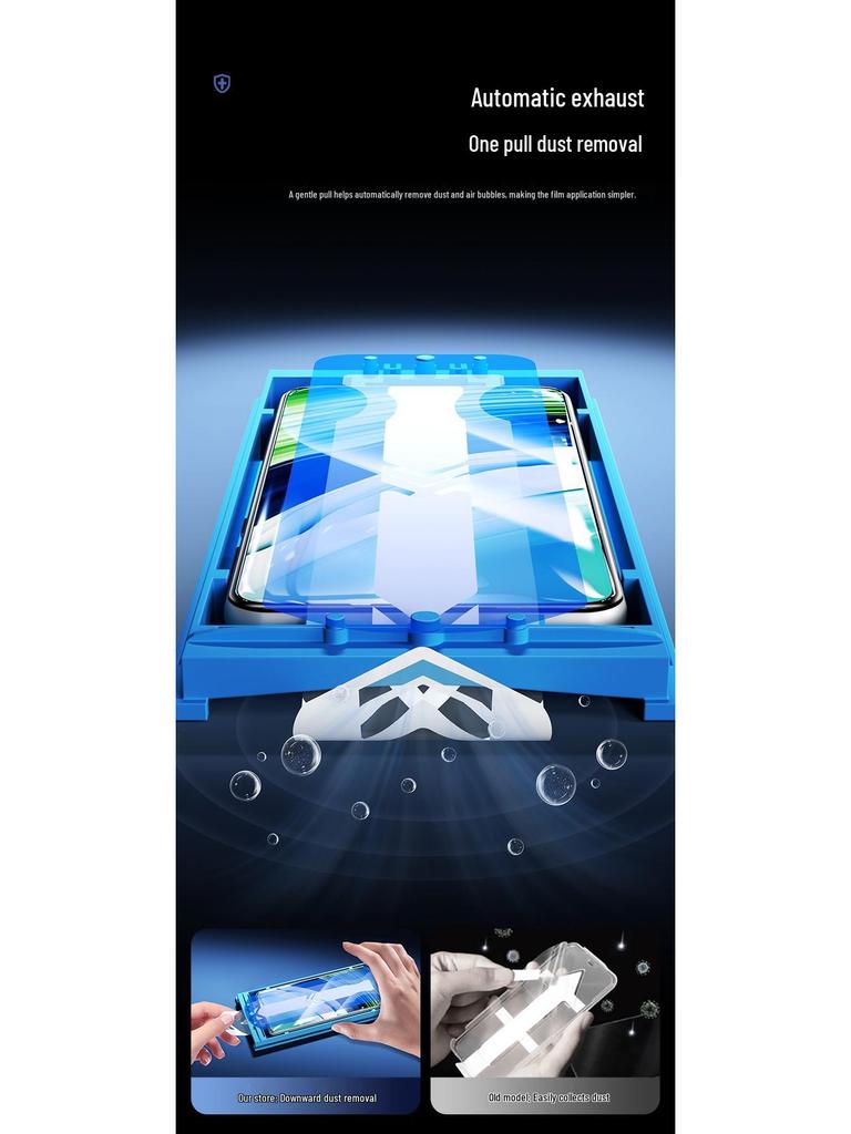 Vivo X200PRO/X100PRO/Y300PRO Böjt HD Härdat Glas Skärmskydd med Dammfri Applicering
