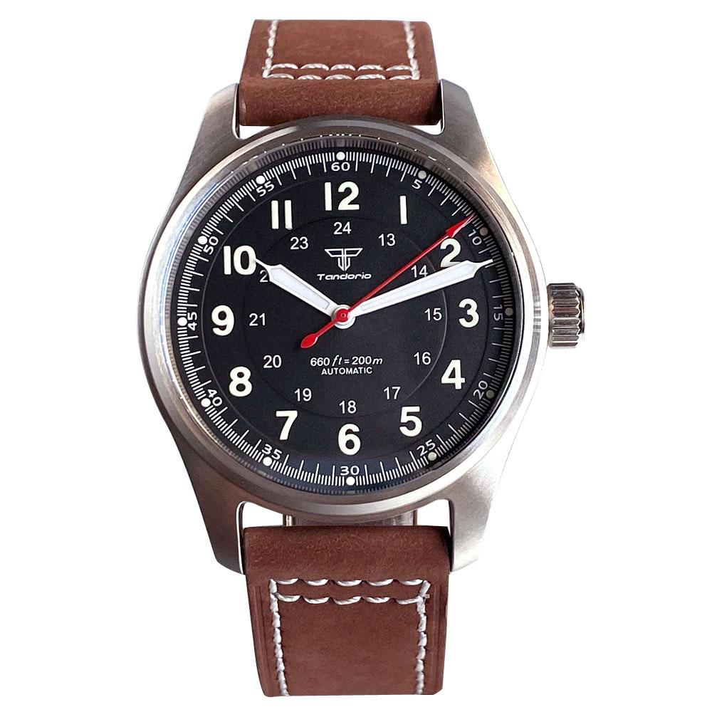 Tandorio Business 39mm Pilot Retro Automatic