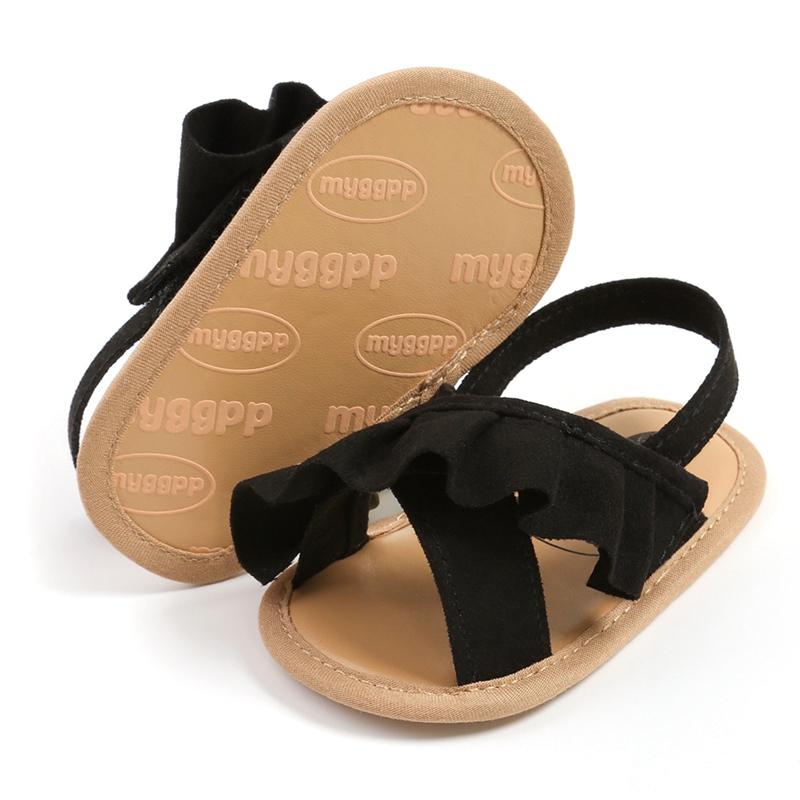 Dětské dívčí sandály Kojenecké letní ploché protiskluzové vycházkové boty