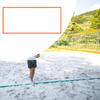 Beach Volleyball Line Marker Professional 26.3 Ftx 52.5 Ft for Backyard Sand
