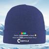 Text about Letterboxd cinephile Hoes Men Women Unisex Knitted Hat Beanie Pullover Cap Winter Thermal Warm Christmas Outdoor Cycl