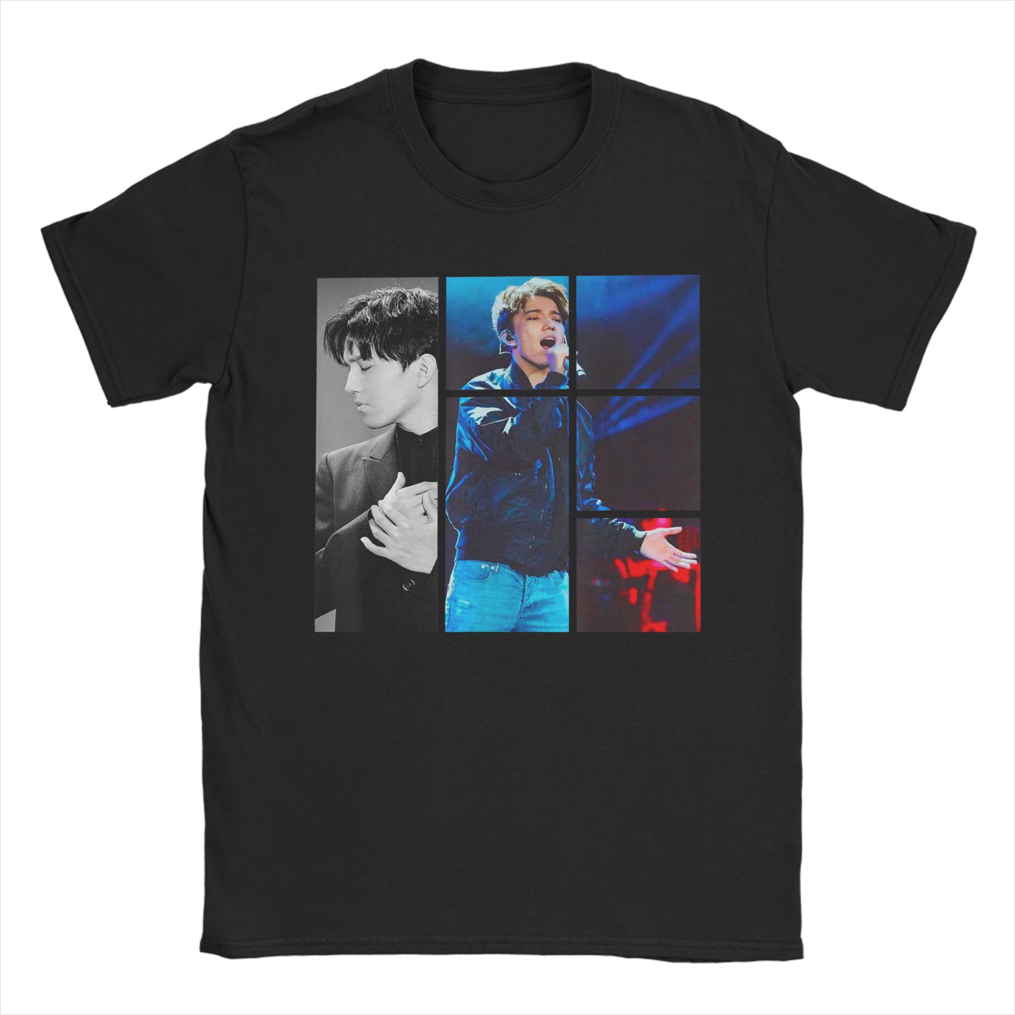 

Funny My Favorite Dimash Inspired Dear Dears Forever Music T-Shirt Men Round Collar T Shirt Short Sleeve Tees Clothing - Men... S разноцветный