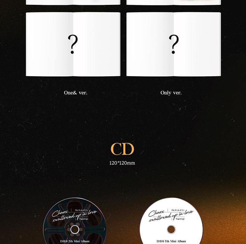 DAY6 [THE BOOK OF US : NEGENTROPY - CHAOS SWALLOWED UP IN LOVE] 7th MINI ALBUM