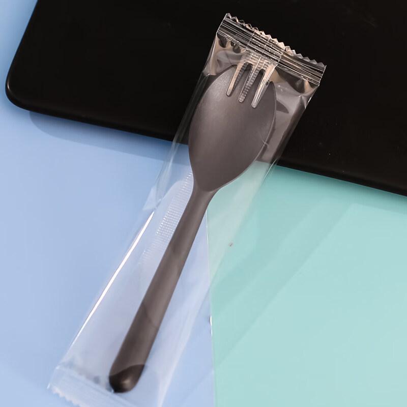 Disposable Black Cake Forks and Spoons