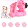Flamingo Baby Swimming Ring with Canopy Sun Protection Baby Swimming Aid Inflatable Baby Pool