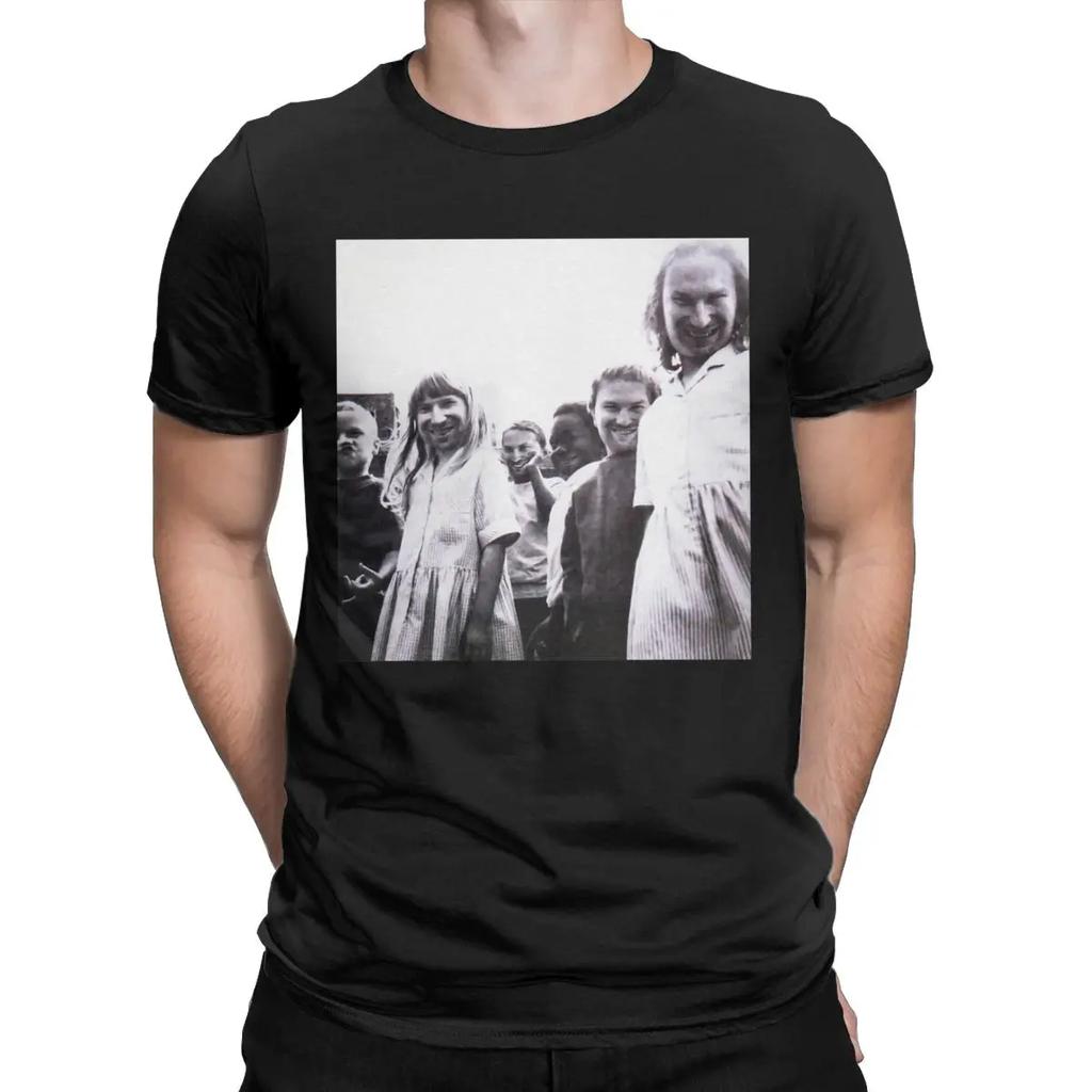Funny Aphex Twin Come To Daddy T-Shirt for Men Crew Neck Cotton T Shirt Short Sleeve Tees Plus Size Clothes