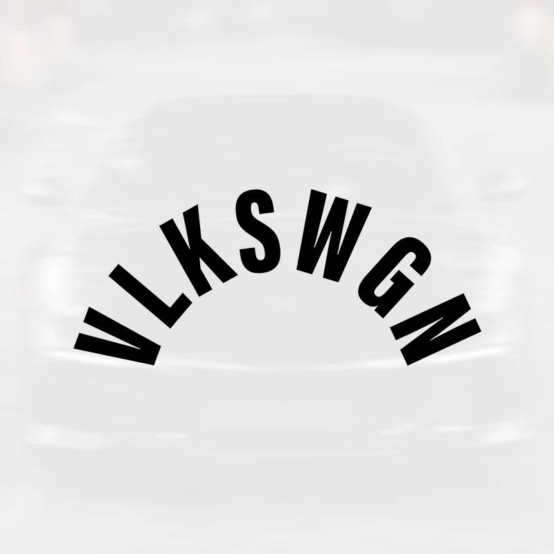 

1 шт. наклейки на автомобіль VLKSWGN Задній двірник Лобове скло для Volkswagen Polo Golf Passat Tiguan Beetle Caddy Skoda Octavia Seat Leon Altea 30x13CM