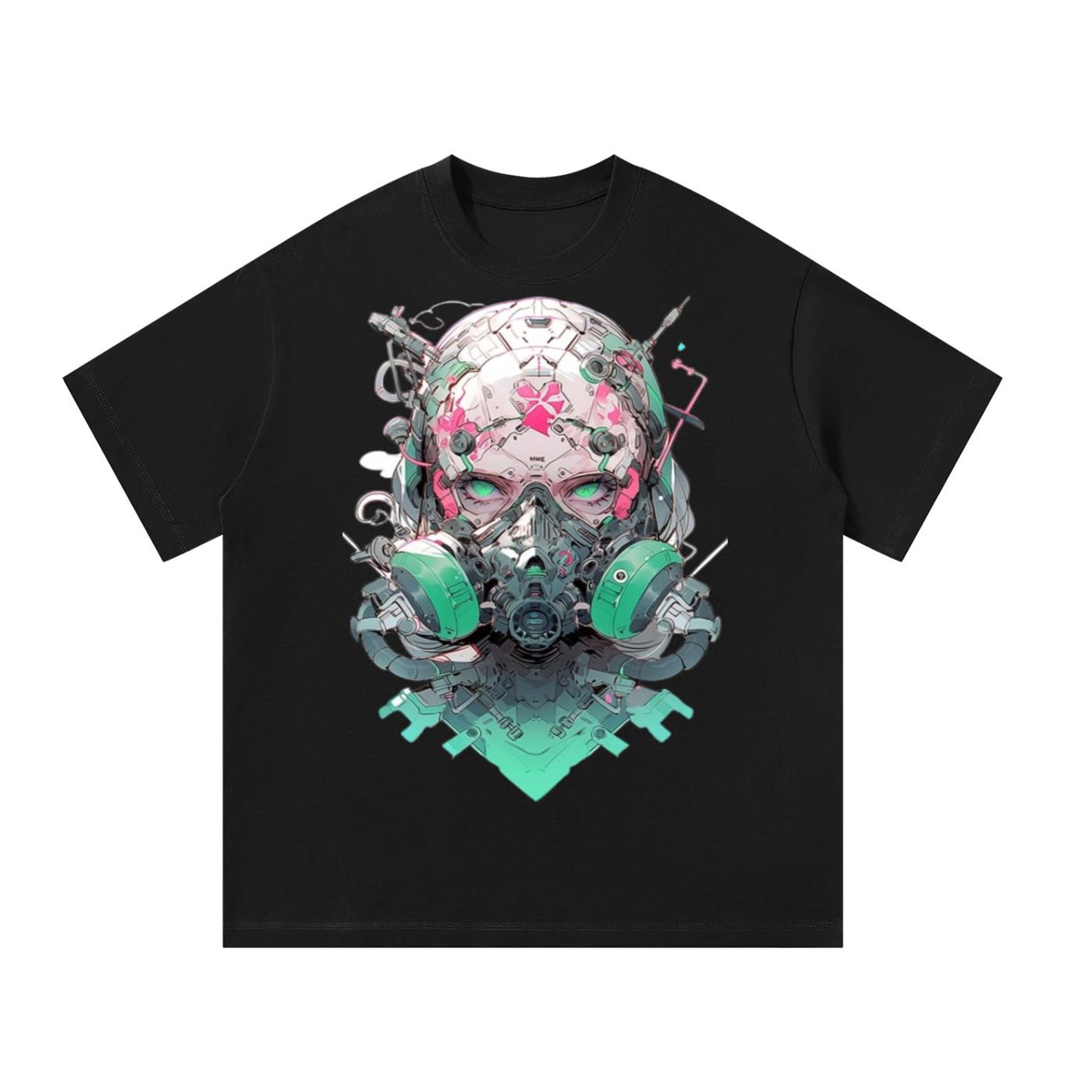 Masked Cyborg Unisex Oversized T-Shirt S