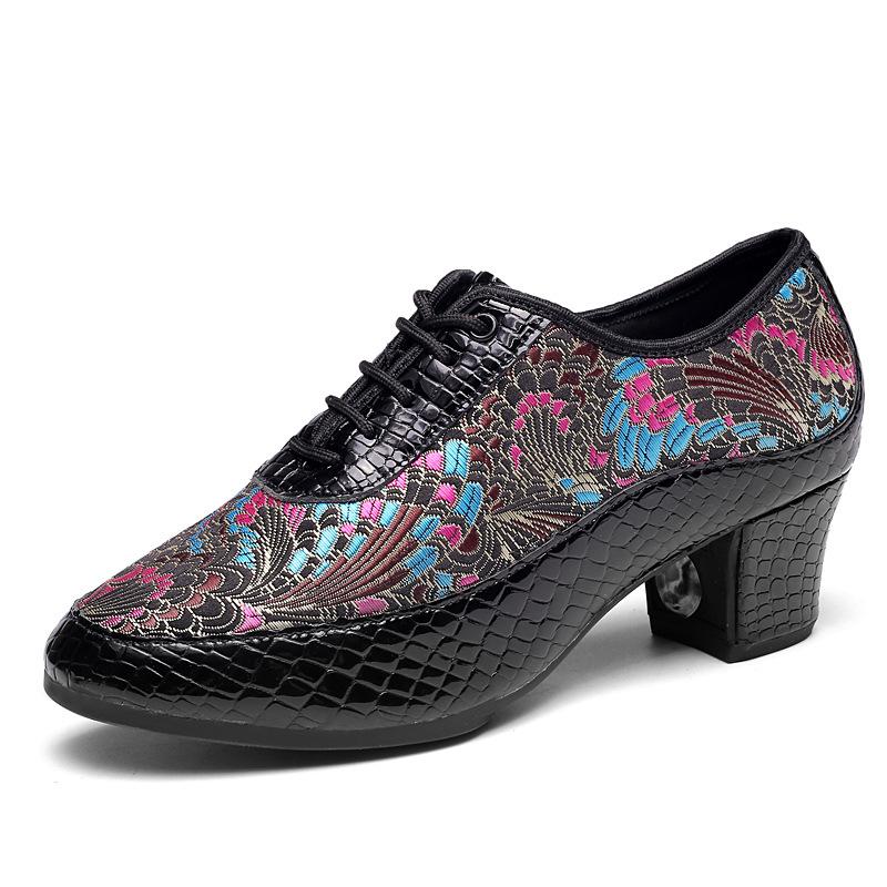 Fashion New Women Tango/Latin Dance Shoes Soft Bottom Leopard Print Modern Salsa Dancing Shoes for Girls Ladies 5cm Heels