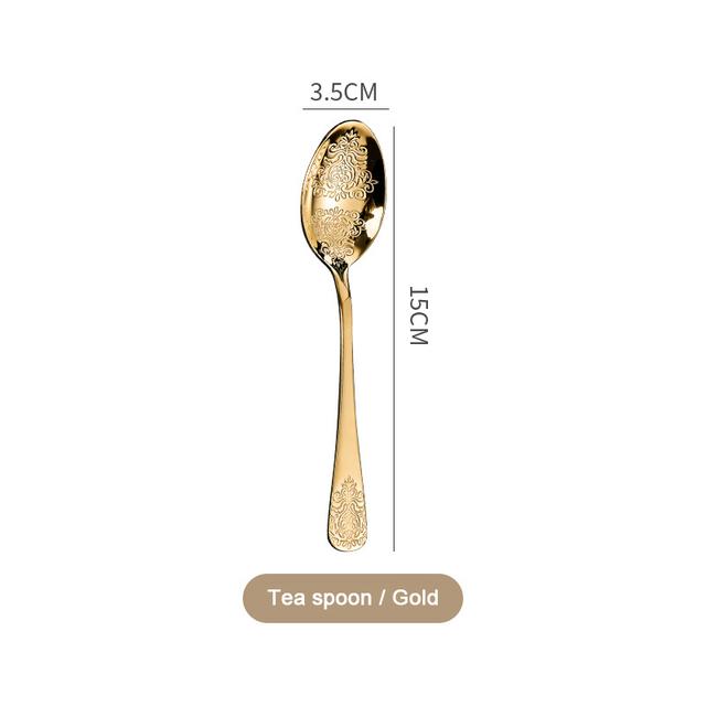 Stainless Steel Cutlery Set Portable Dinnerware Set Tableware Knife Fork Spoons Set Kitchen Utensils Sets Gift 1/2/4/8/16/24pcs