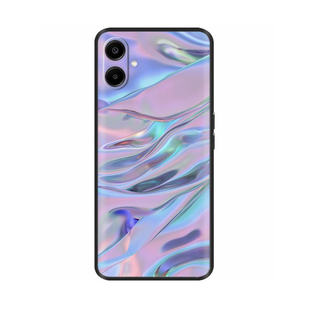 For Samsung Galaxy A06 Back Cover Soft Black Print Silicone Bumper Phone Case for Samsung Galaxy A06 A05 A04 Cases Fundas Coque