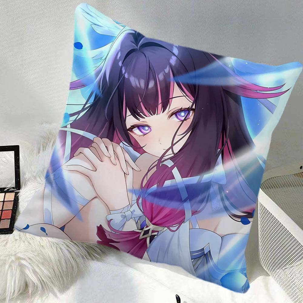 Columbina Genshin Impact Game Pillow Case Square Pillow Bedroom Sofa Leisure Comfort Cushion Car Home Decoration