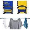2 Pack Travel and Camping Clothesline - 2 Reflective Cords (11.5 Ft Each, 48 Beads), 2 Cord Winders & 2 Zippered Bags. Portable Clothes Line for