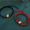 2026 Year of the Horse Red String Bracelet: Chinese Zodiac Couple's Ethnic Jewelry Gift.
