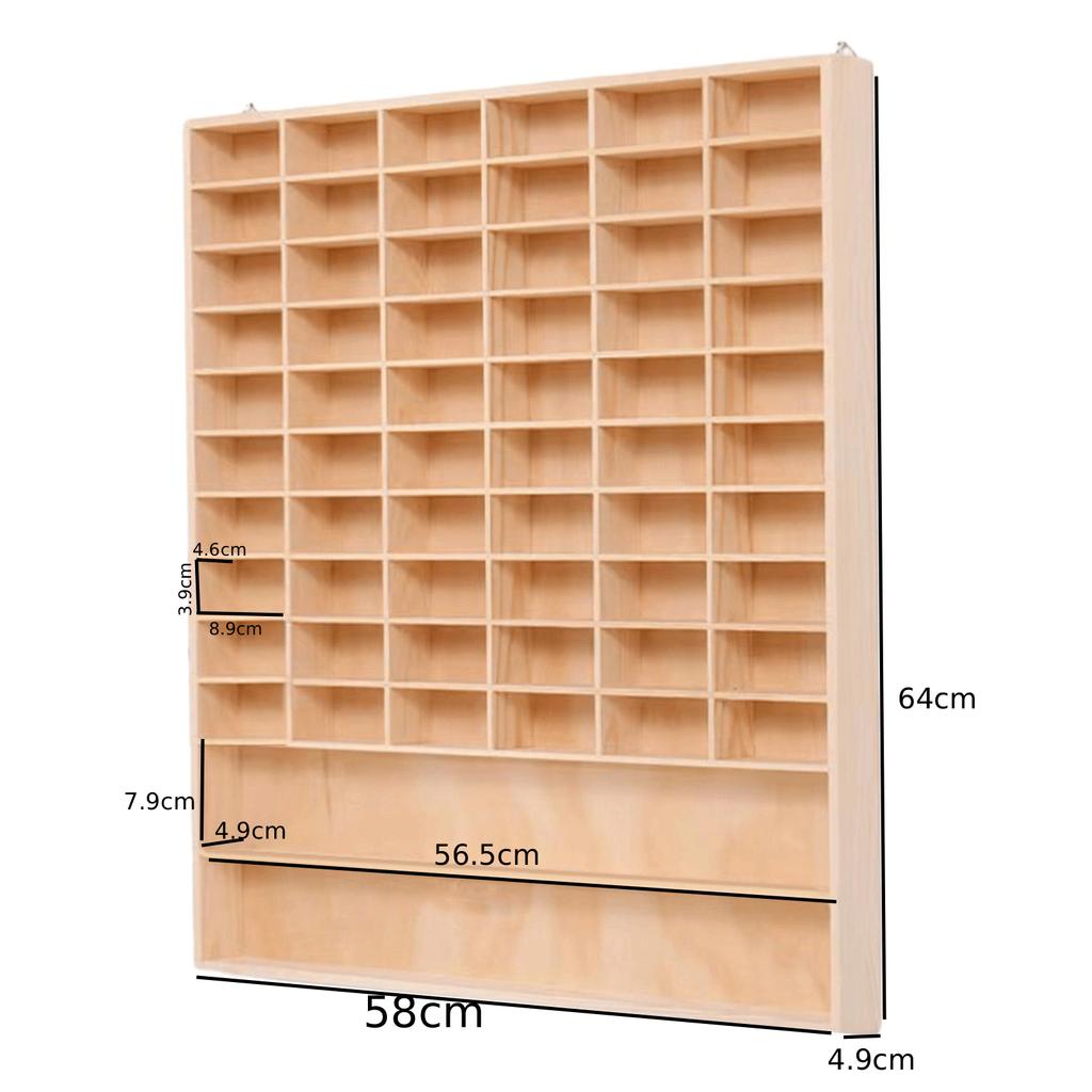 Wooden Toy Car Display Dustproof Toy Shelf Case Protection Organizing Showcase Protection Multifunctional Shelf
