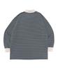CARGOBROS FOR WOMAN Easy Stripe Polo Shirt (Gray)