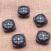 5pcs High Quality Portable Belt Buckle Black 20mm Mini Compass Survival Navigation Tool Outdoor Tool