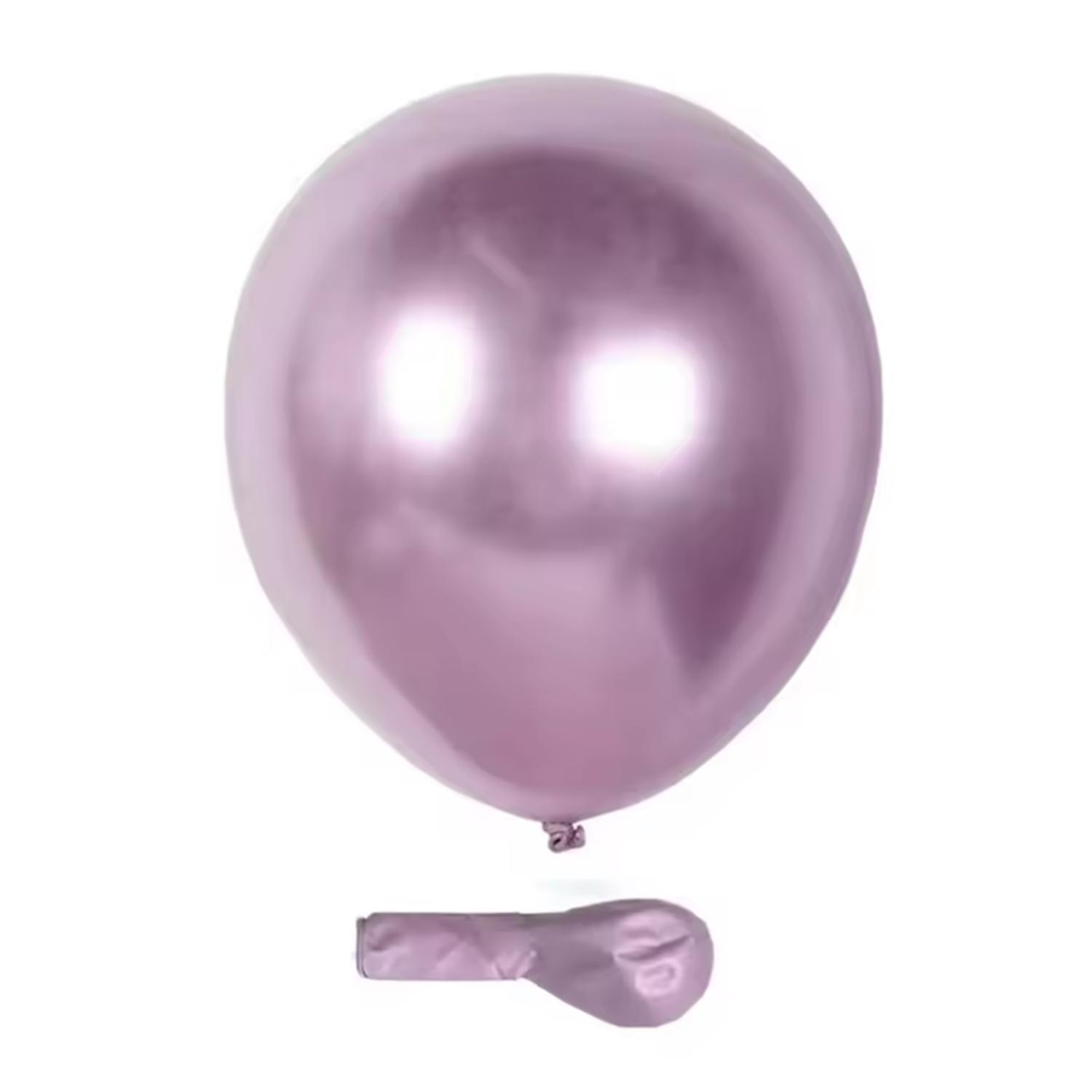 

5/10inch 20/50pcs metallic balloon set, suitable for weddings, birthdays, themed parties, pre wedding parties, family gatherings 20 pcs&5inch металлик розовый