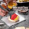 Large Silicone Basting Pastry Brush - 3.95inch Extra Wide Silicone Basting Brush for Grilling,Heat Resistant Brushes, Dishwasher Safe,Set of 2 Red