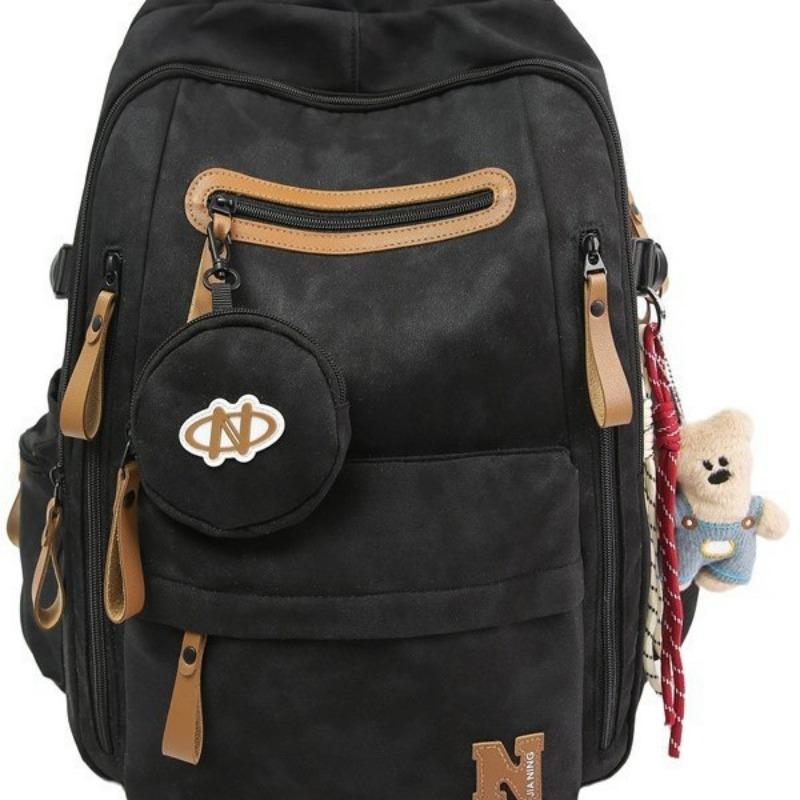 School bag new high value college style simple backpack couple light travel mountaineering large capacity backpack