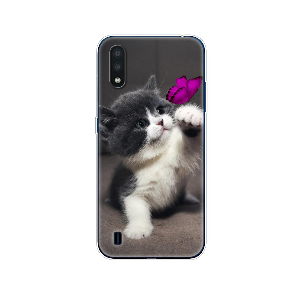 For Samsung M01 Case 5.7" Soft Silicon Tpu Cover For Samsung Galaxy M01 M 01 SM-M015FZBDSER M015 Phone Back Shell Bumper Funda