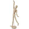 Mont Marte Mannequin Homme 30 cm - Modèle de dessin - Figurine Idéal - Marionnette en Bois - Débutants, Professionnels et Artistes