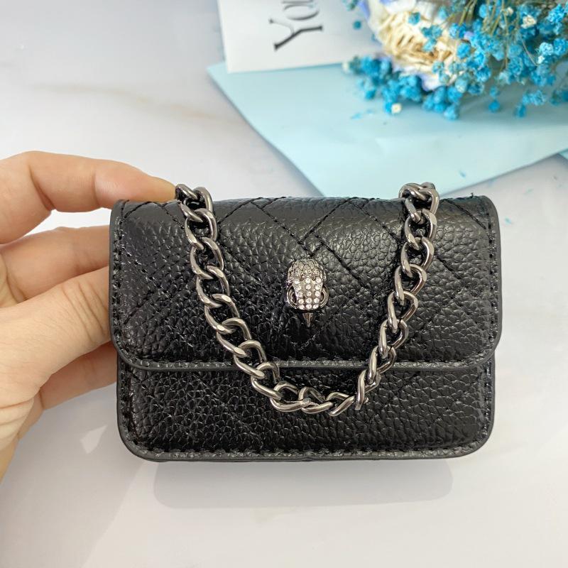The BAY Dames Diamant Gekantelde Ketting Crossbody Tas - 2025 Editie: Kleine, Veelzijdige, Hoge Kwaliteit Mini Vierkante Tas 11*7.5*3