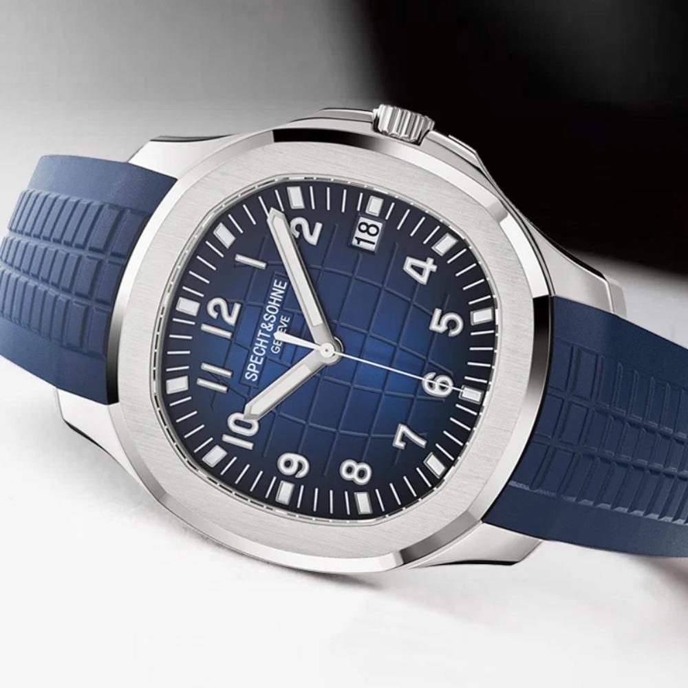 2025 Neue Specht&Sohne 40MM Automatische Mechanische Uhr für Herren Miyota 8215 Uhrwerk Saphirglas 5167 Sportarmbanduhr Dornschließe Faltschließe