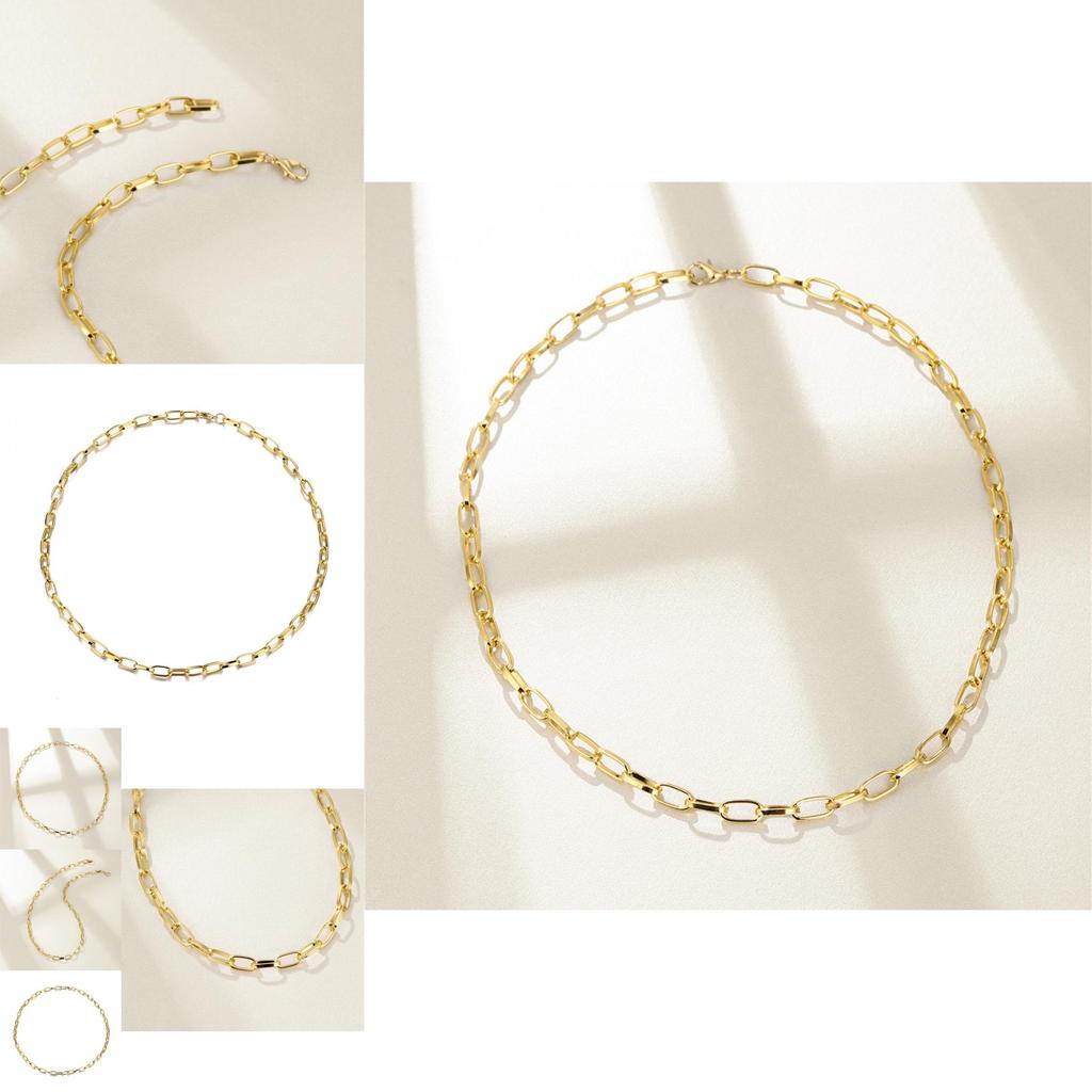 Elegant Women's Chain Necklace With Geometric Design Ideal For Fashion Lovers And Gifts