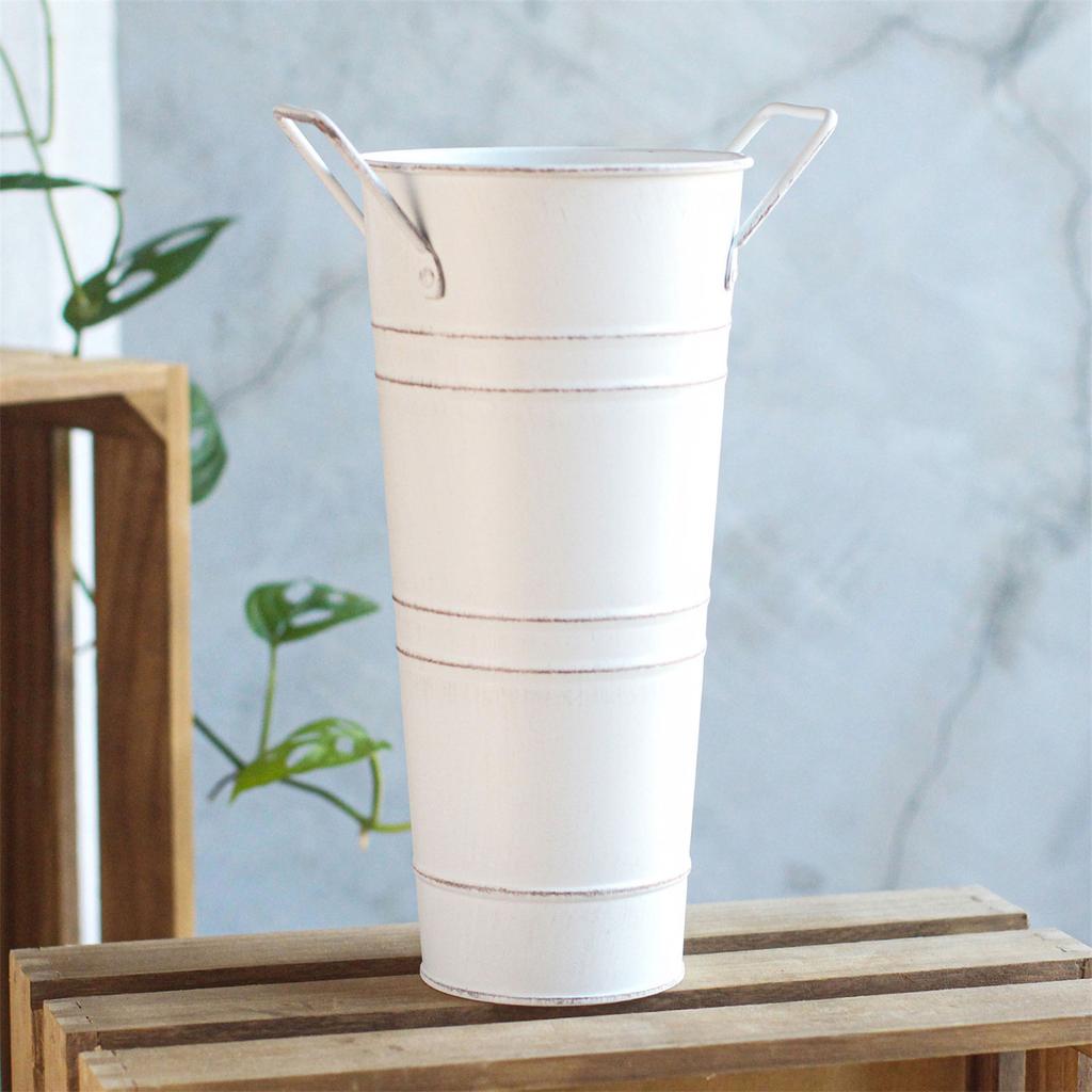 Flower Storage Bucket Flower Arrangement Decorative Buckets Bracket Metal Holder Stand Metal Iron Rack for Indoor Home