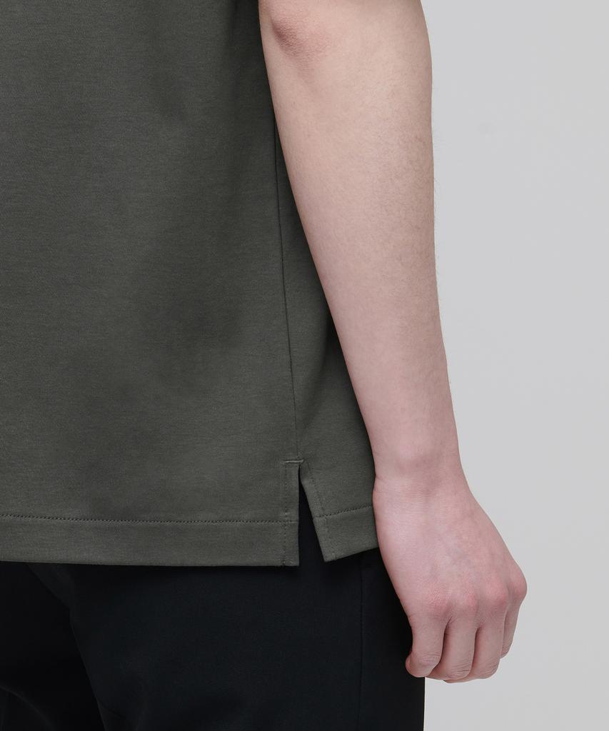 MUSINSA STANDARD Open Collar Polo Shirt [Dusty Khaki]