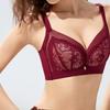 Sexy Lace Adjustable Bra Gathered and Breathable No-rim Side-lifting Bra To Prevent Breast Sagging