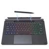 For Microsoft Surface Pro 8/Pro X KF17S Tri-color Backlit Touch Bluetooth Keyboard